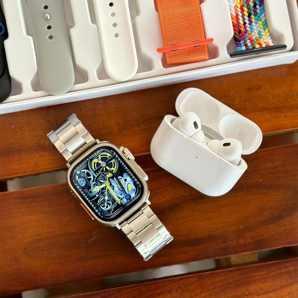 Fusion Series: i20 Ultra Max Smartwatch & Bluetooth Earbuds