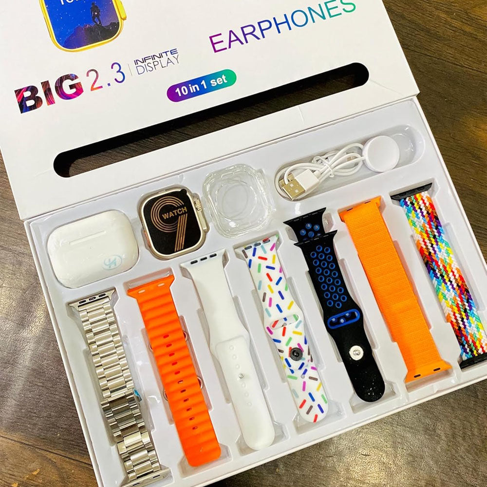 Fusion Series: i20 Ultra Max Smartwatch & Bluetooth Earbuds