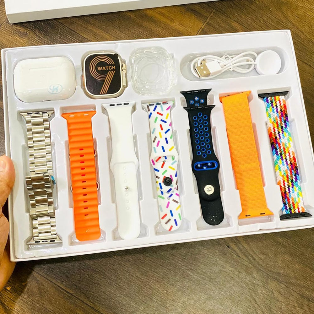 Fusion Series: i20 Ultra Max Smartwatch & Bluetooth Earbuds