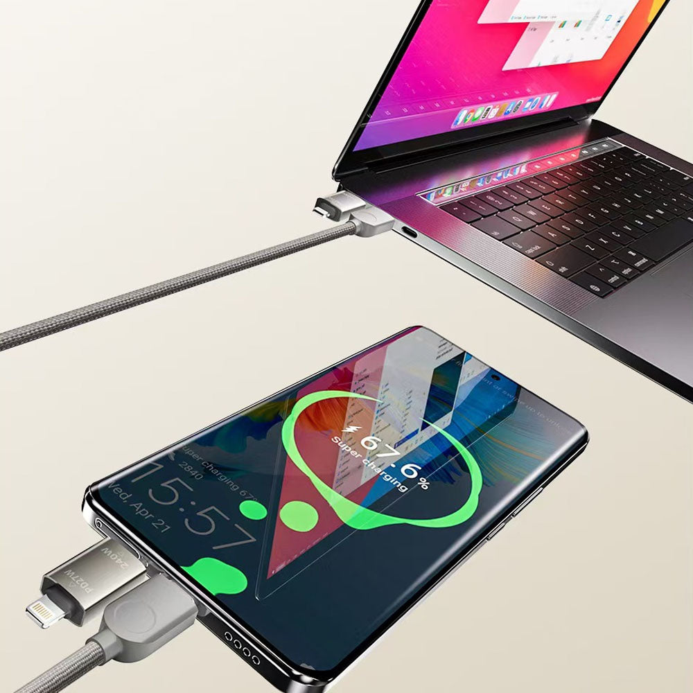HyperCoil X 240W 4-in-1 Magnetic Cable