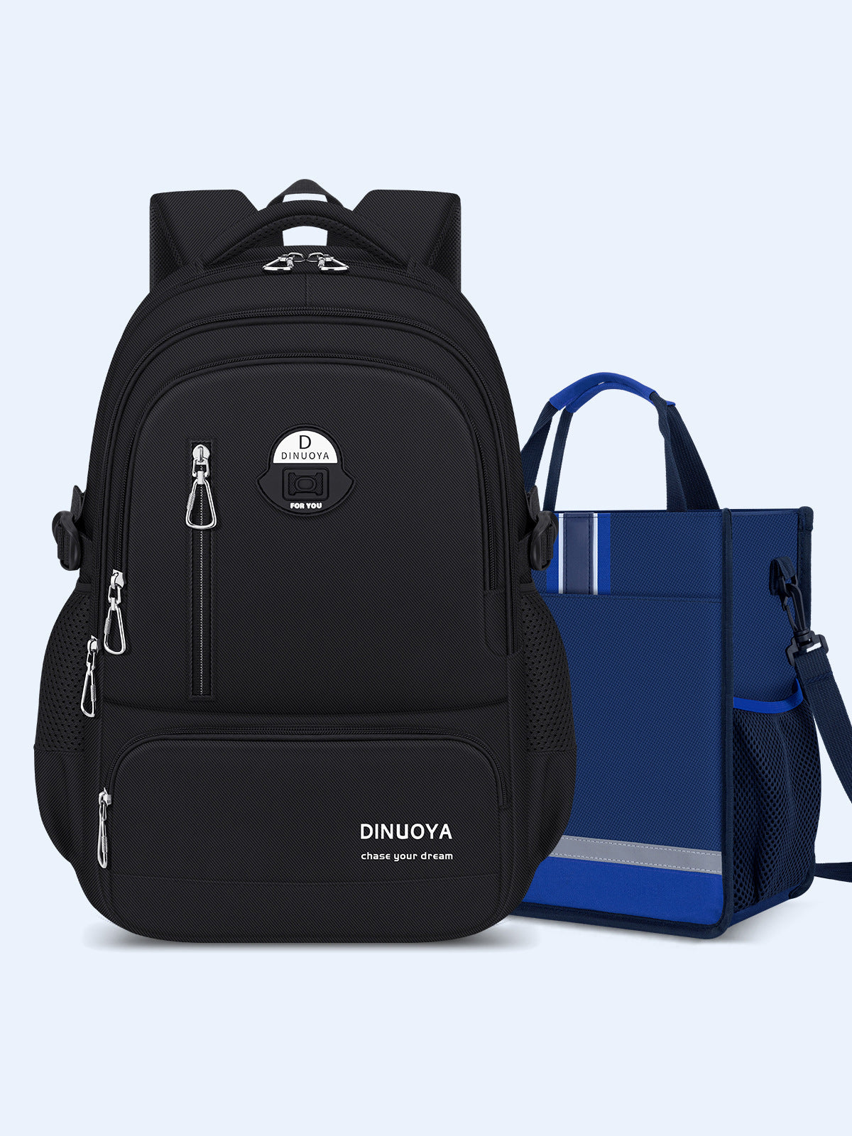 Pure Color Lightweight Student Backpack