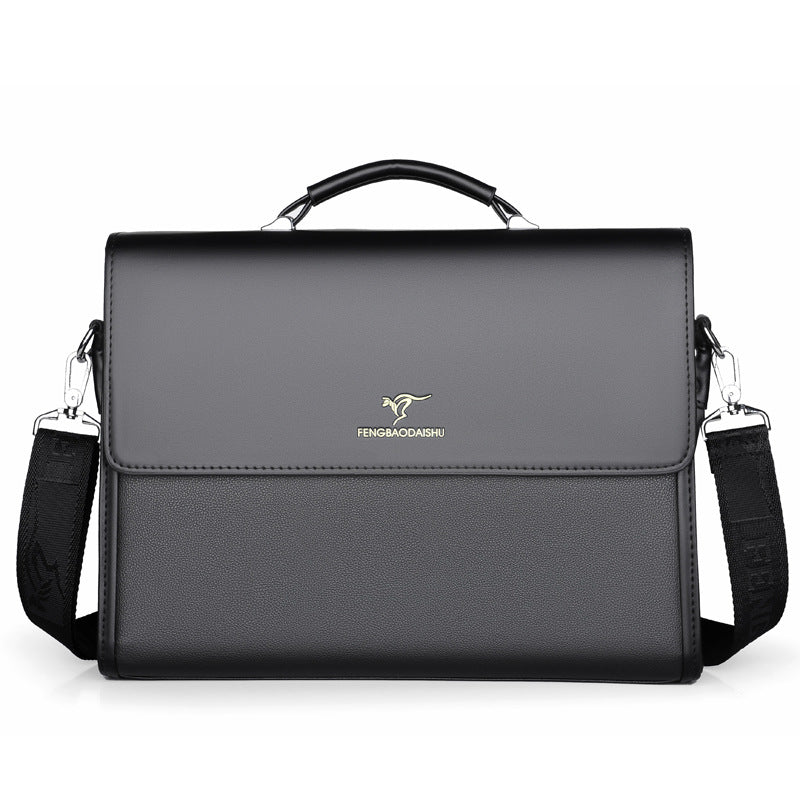 Professional Leather Commuter Briefcase