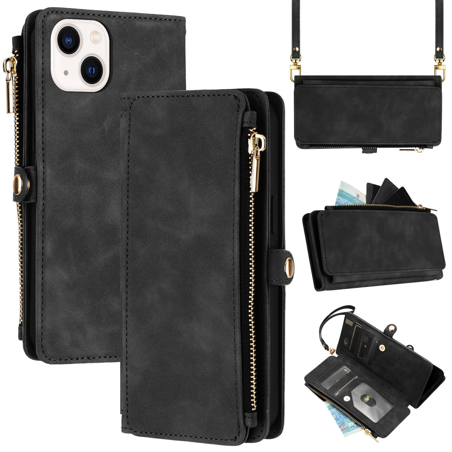 SmartSleeve 2-in-1 Leather Wallet iPhone Case