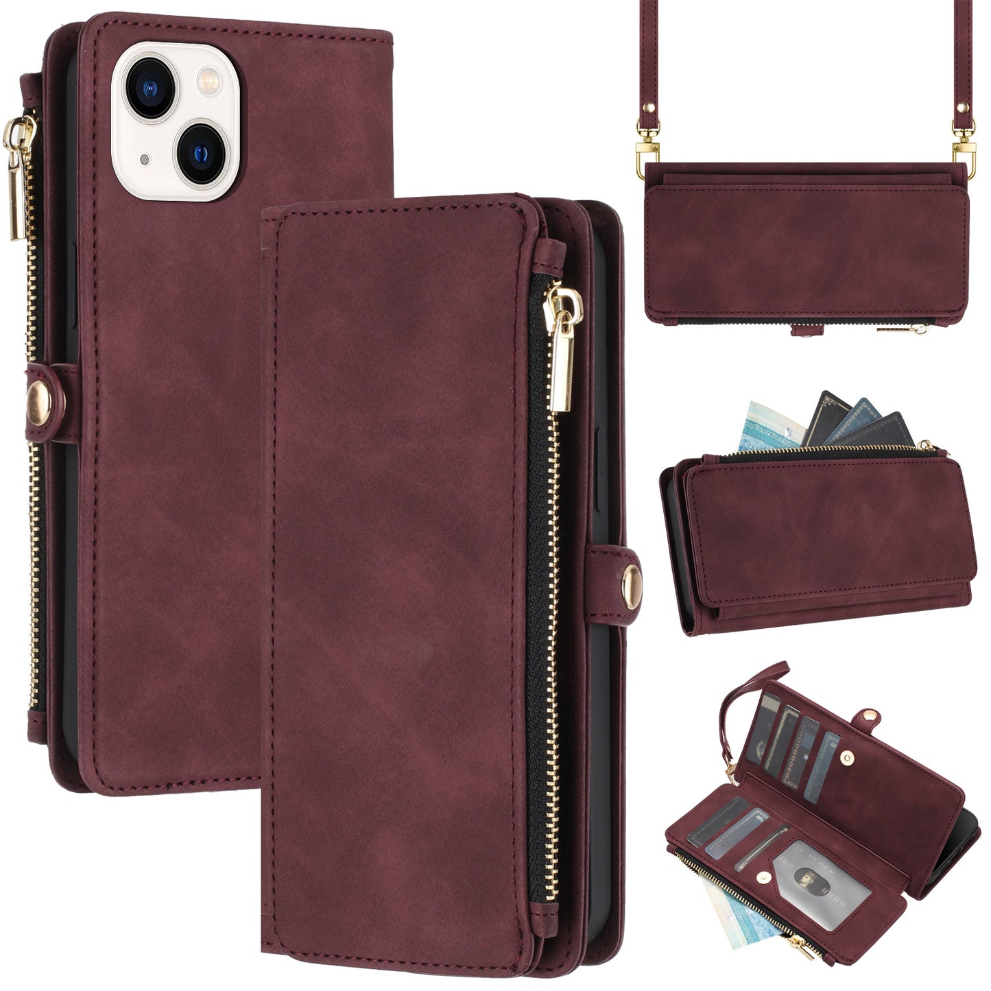 SmartSleeve 2-in-1 Leather Wallet iPhone Case