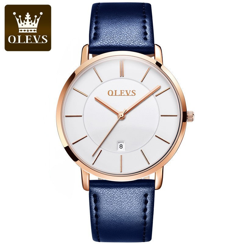 OLEVES Men's Luxury Stainless Steel Watch