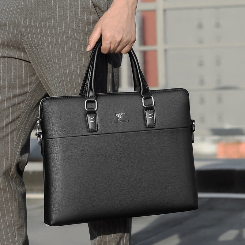 Classic PU Leather Briefcase