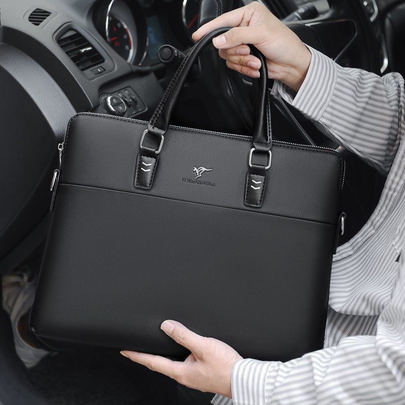 Classic PU Leather Briefcase