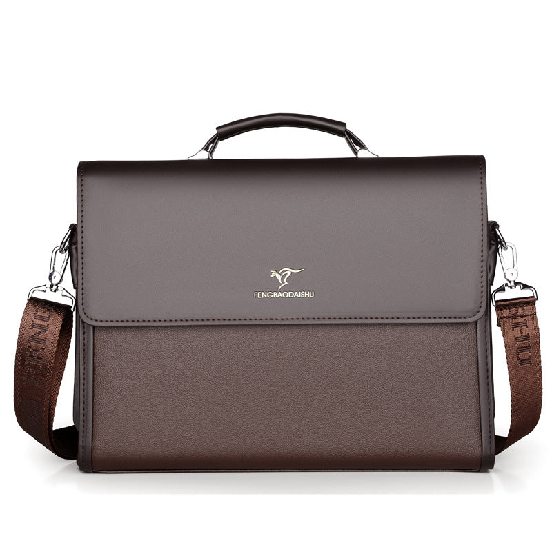 Professional Leather Commuter Briefcase
