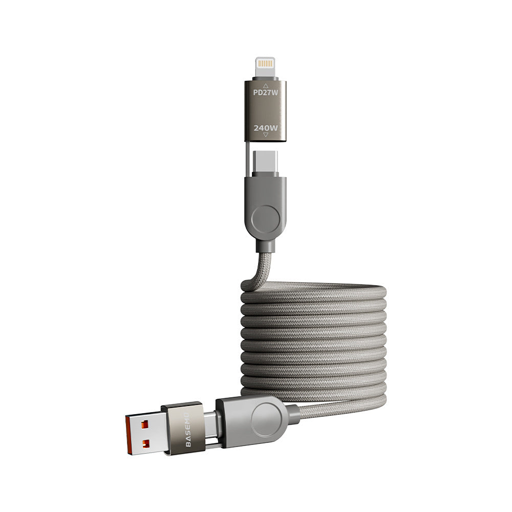 HyperCoil X 240W 4-in-1 Magnetic Cable