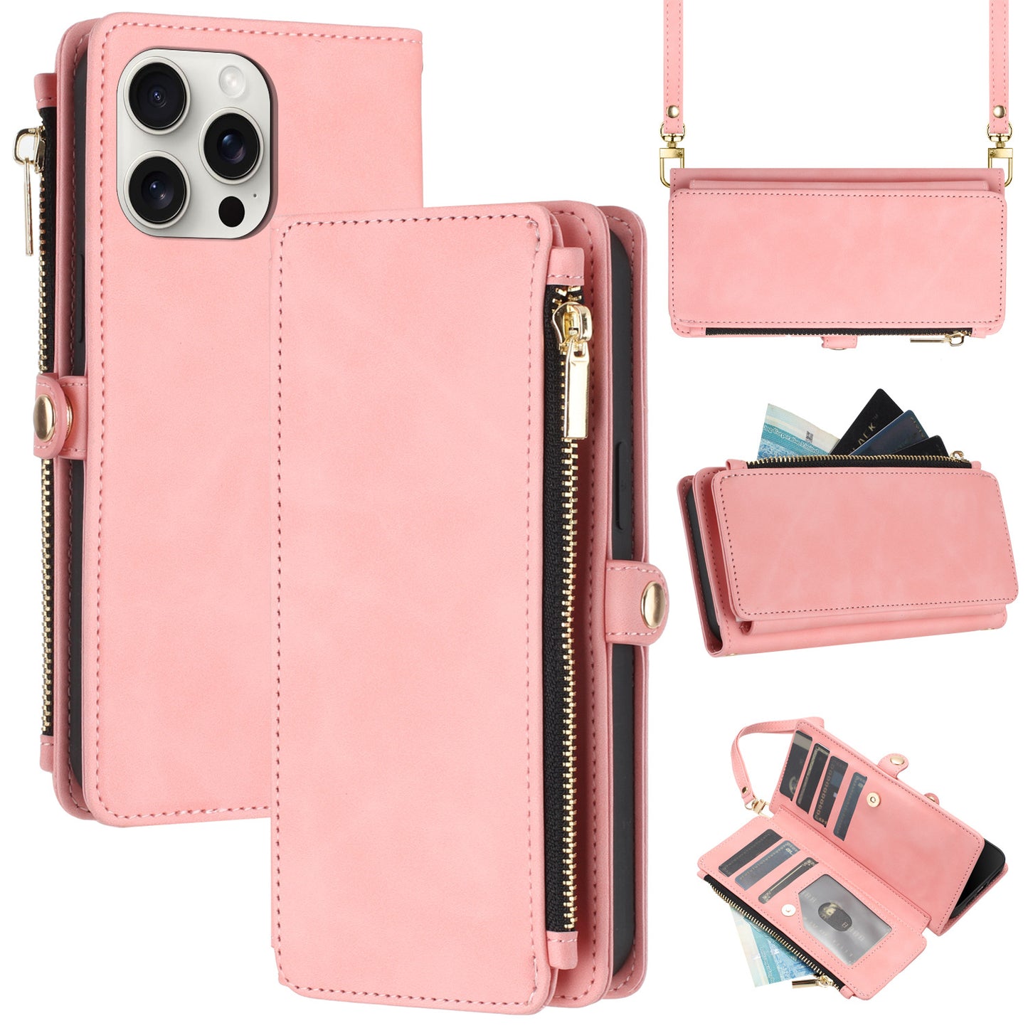 SmartSleeve 2-in-1 Leather Wallet iPhone Case