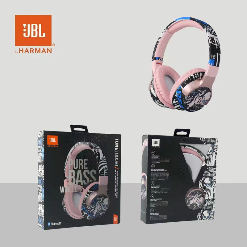 JBL1000BT Wireless Bluetooth Headphones – Guochao Graffiti Edition