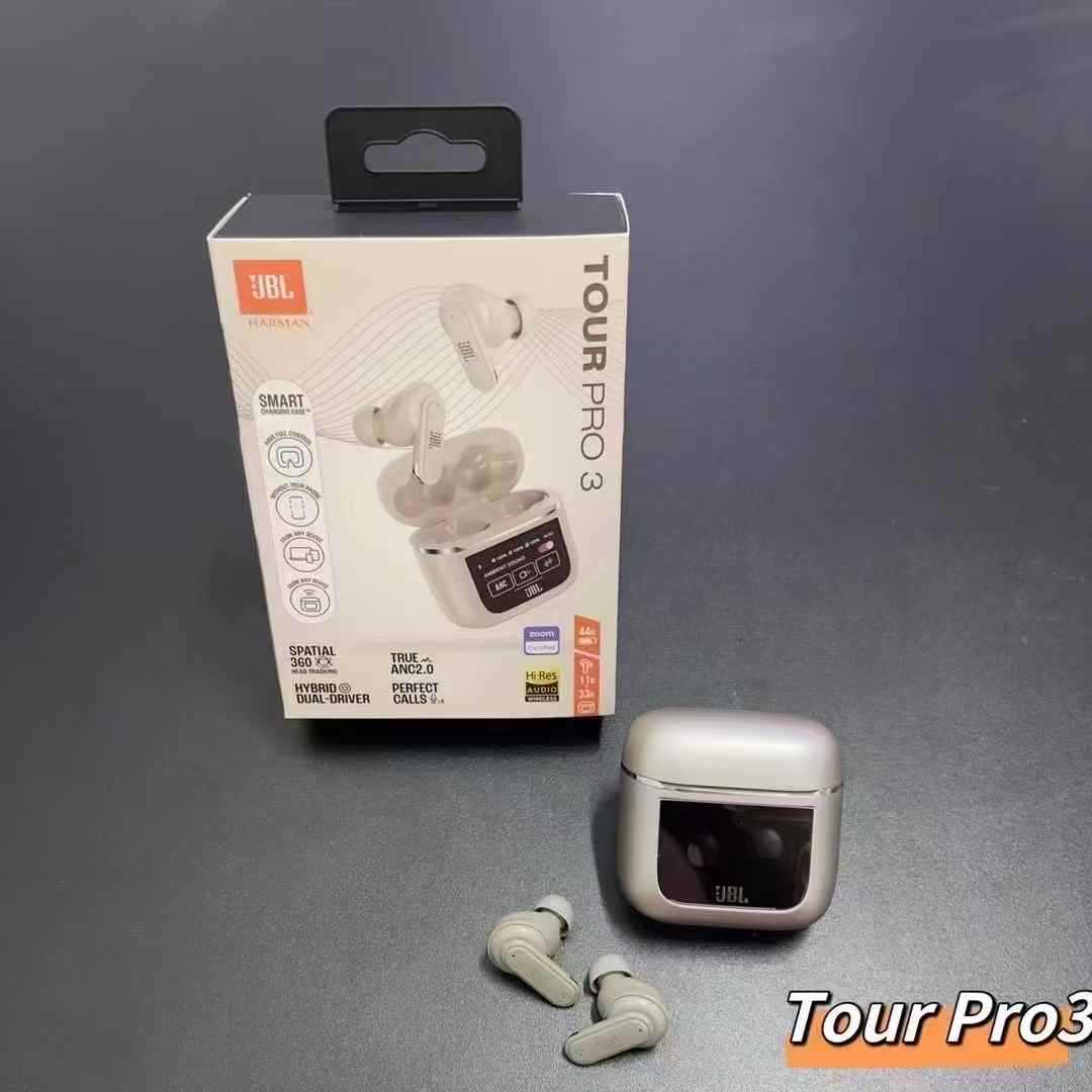 Tour Pro3 True Wireless Bluetooth Earbuds LED Display, Noise Cancelling