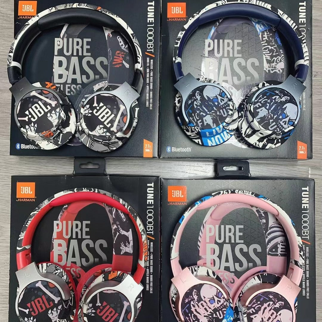 JBL1000BT Wireless Bluetooth Headphones – Guochao Graffiti Edition