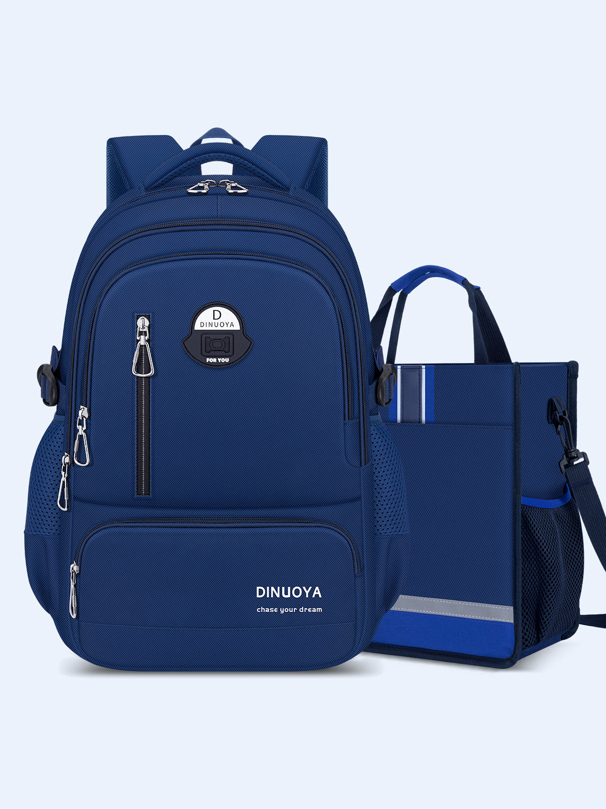 Pure Color Lightweight Student Backpack