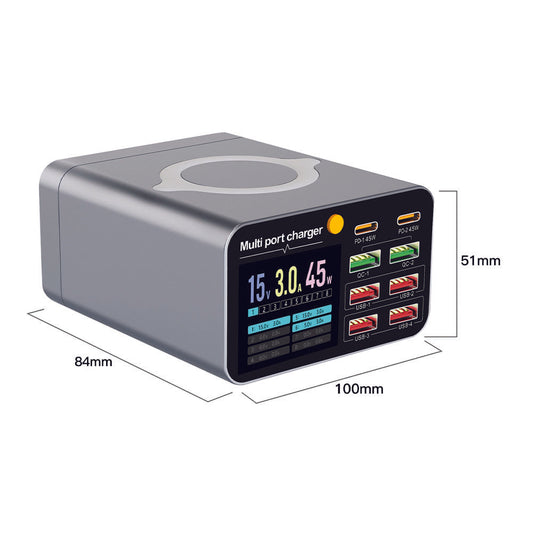 VoltSquad 80W 8-Port Multi-Device Charging Station