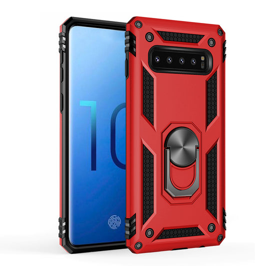 S10/S10e 2-in-1 Anti-Drop Armor Case with 360° Swivel Car Mount