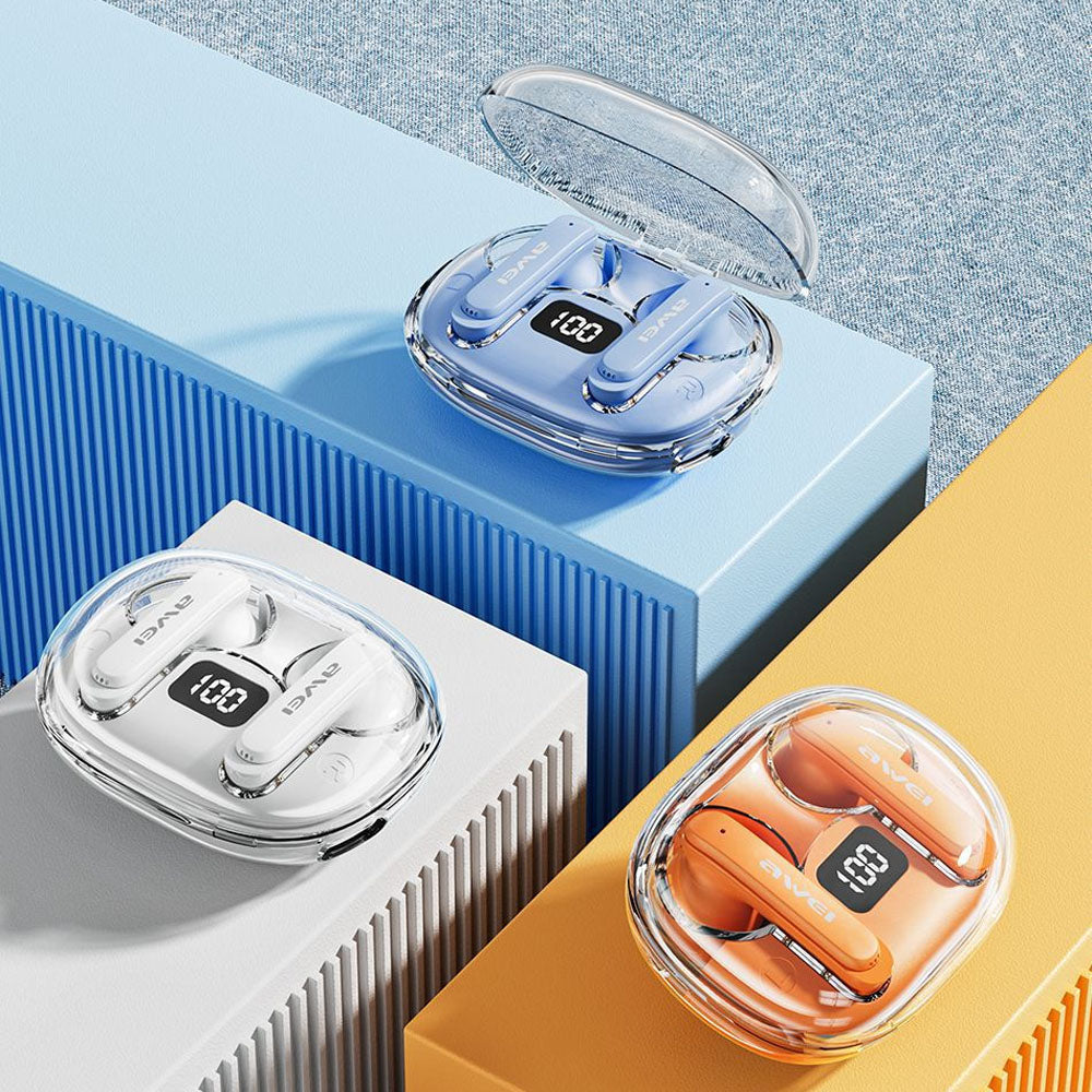 EchoDot Waterproof Transparent Wireless Earbuds