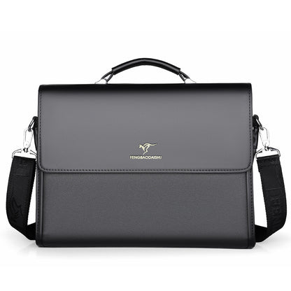 Professional Leather Commuter Briefcase