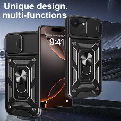 iPhone Pro Max Sergeant Ring Holder Case  Shunjia Push Window Protective Cover