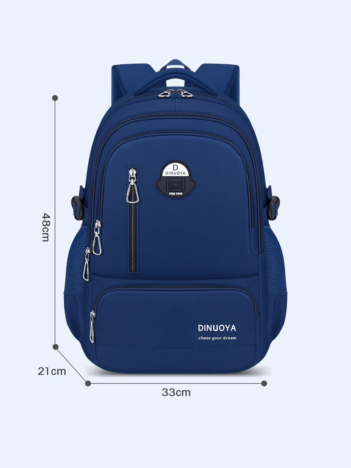 Pure Color Lightweight Student Backpack