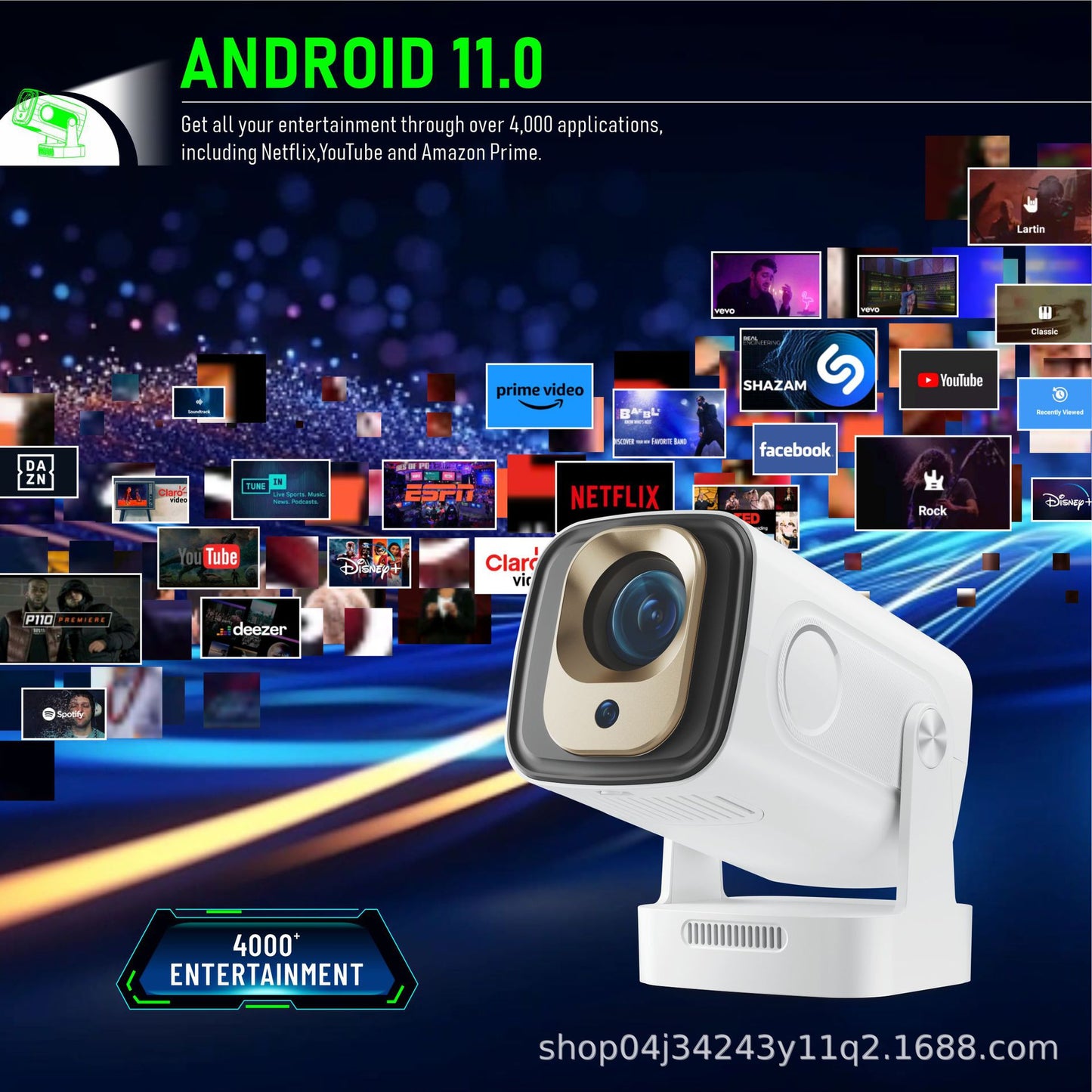 VisionX Android Smart Projector