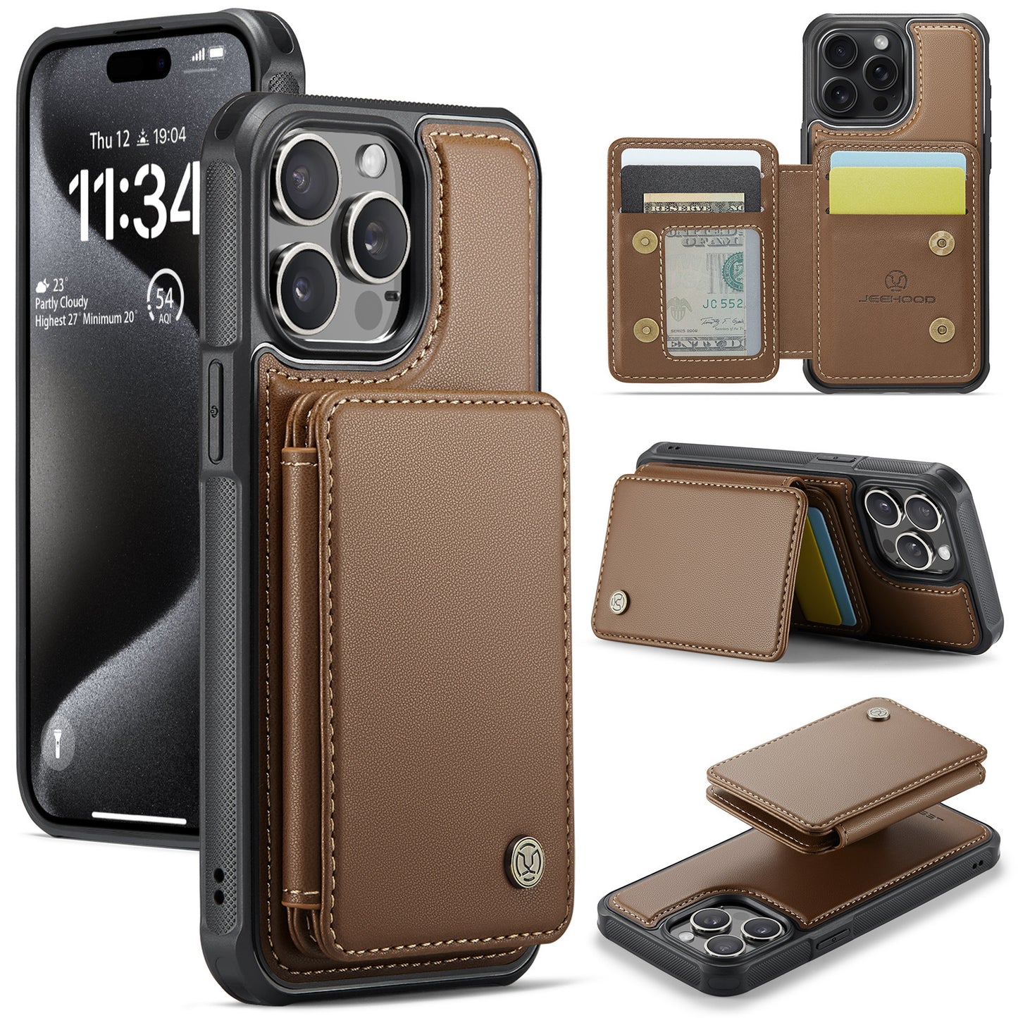 Detachable Card Wallet Samsung Case