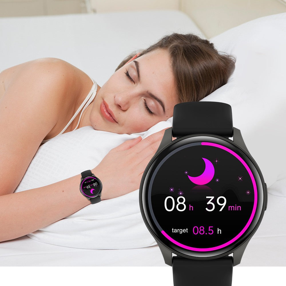 GlowFit Round Smartwatch