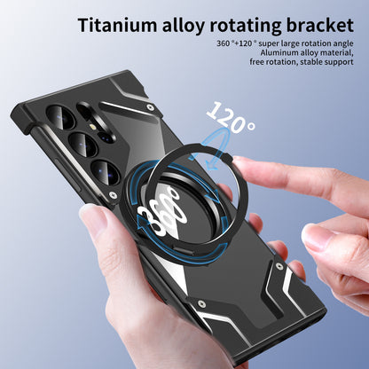 Samsung Ultra Magnetic Case with Rotating Kickstand & Corner Protection