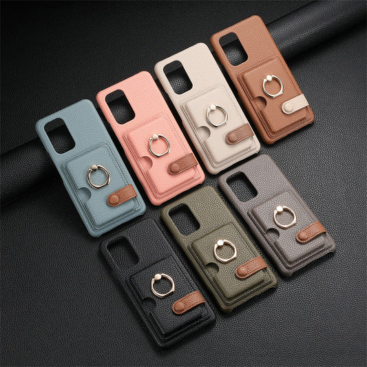 LuxeLychee Textured Samsung Case