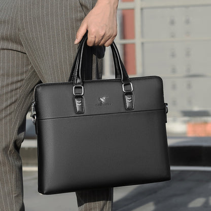 Classic PU Leather Briefcase