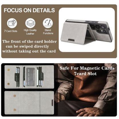Stylish Magnetic Card Samsung Case