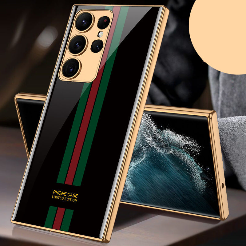 Marble Electroplated Glass Phone Case