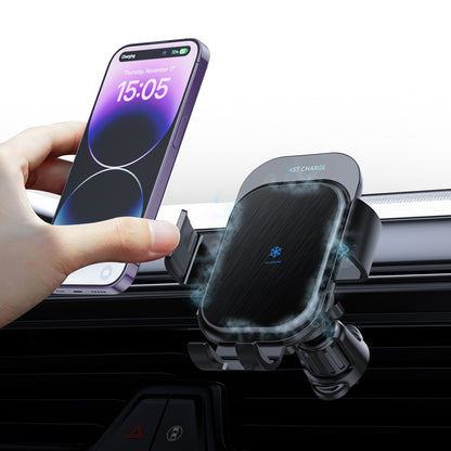 FrostCharge Pro 2-in-1 MagSafe Car Charger Phone Holder