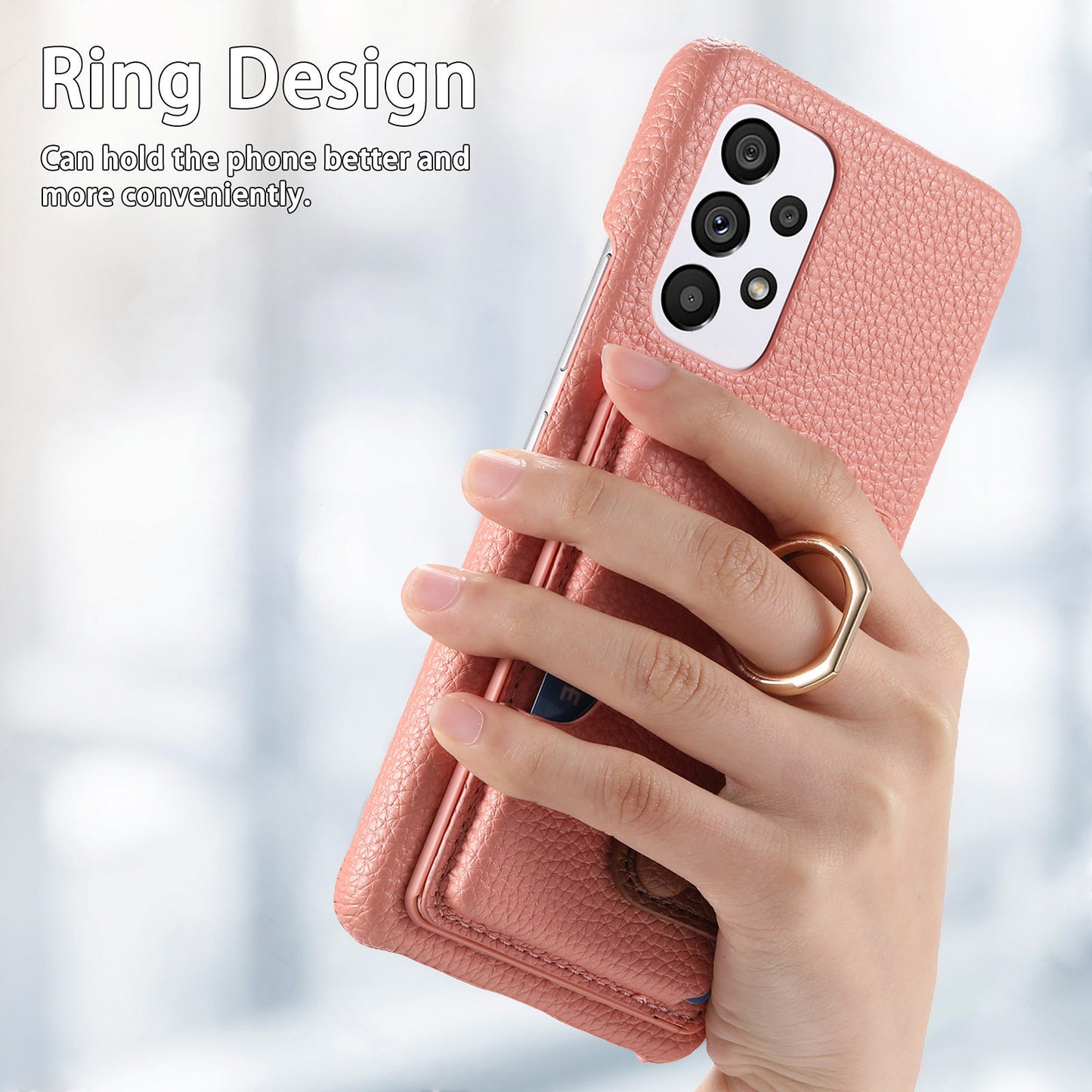 LuxeLychee Textured Samsung Case