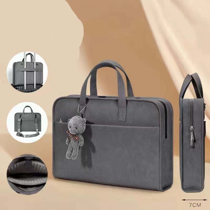 Sleek Shockproof Laptop Messenger Bag
