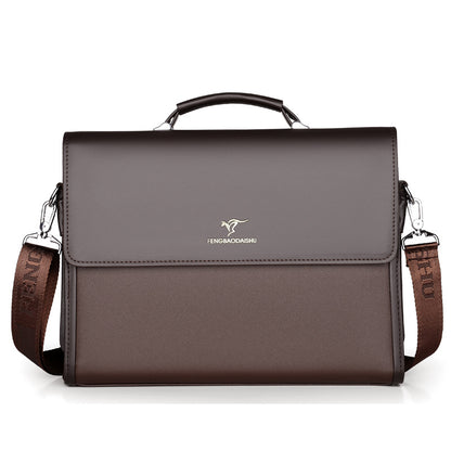 Professional Leather Commuter Briefcase