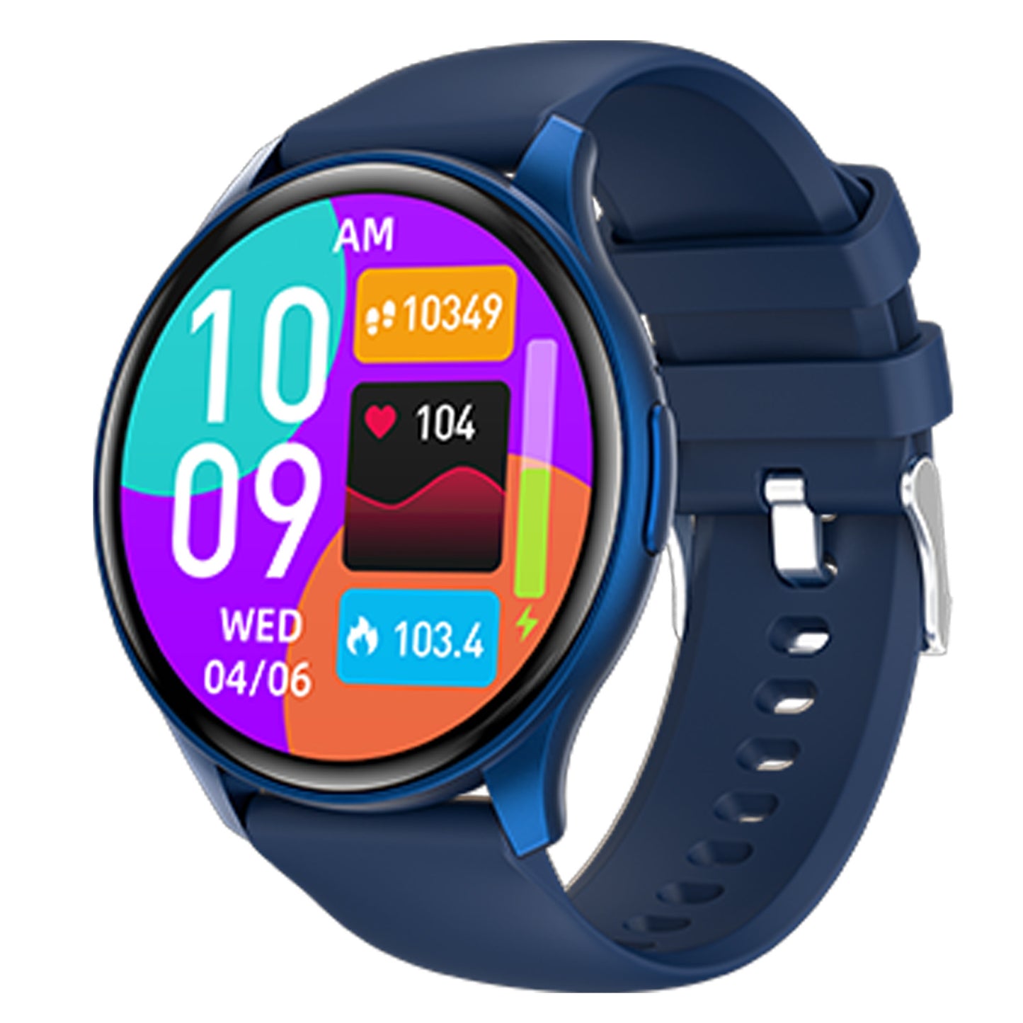GlowFit Round Smartwatch