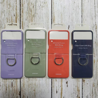 Samsung Z Flip6 Ring Silicone Case