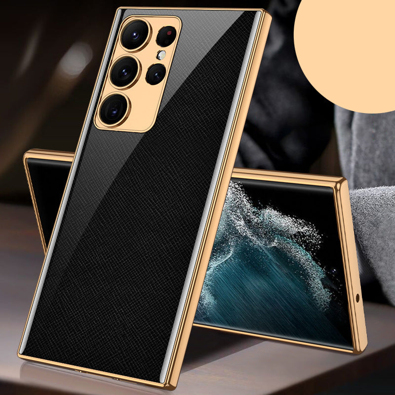 Marble Electroplated Glass Phone Case