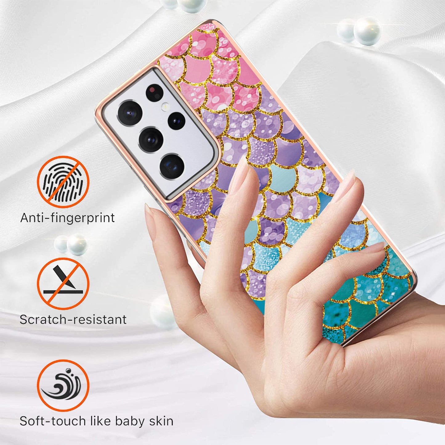 IMD Marble Electro Samsung Case