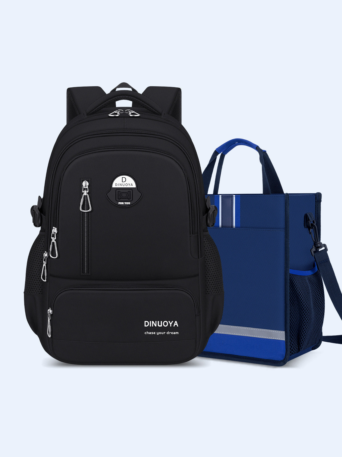 Pure Color Lightweight Student Backpack