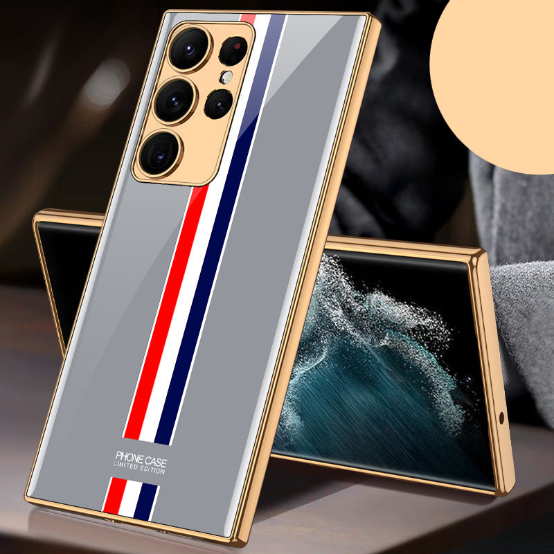 Marble Electroplated Glass Phone Case