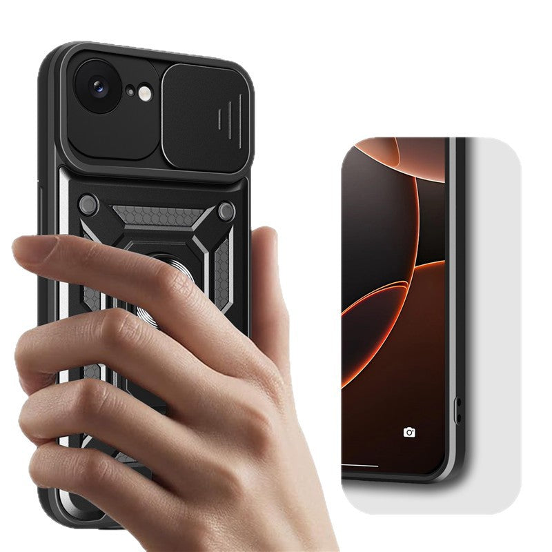 iPhone Pro Max Sergeant Ring Holder Case  Shunjia Push Window Protective Cover