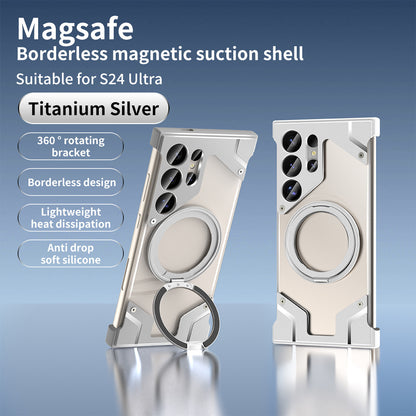 Samsung Ultra Magnetic Case with Rotating Kickstand & Corner Protection