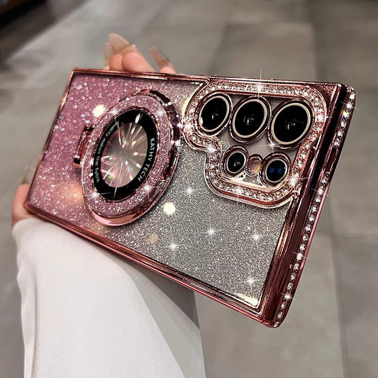 CrystalGuard Magnetic Glitter Samsung Case
