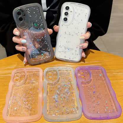 GlitterGrip Clear Samsung Case