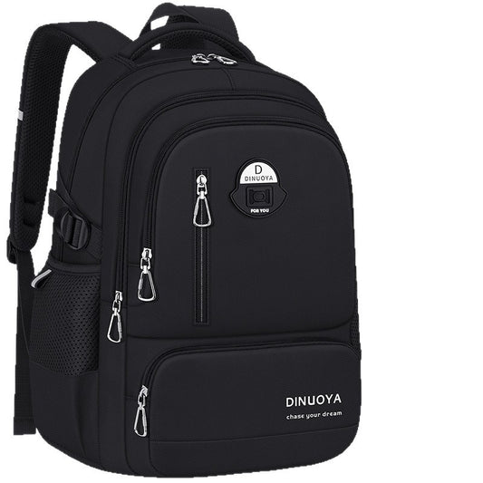 Pure Color Lightweight Student Backpack