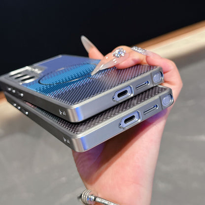 Premium Magnetic Fiber Circle Case for Samsung S25 Ultra / S25 Edge  Shockproof All-Inclusive PC Protection