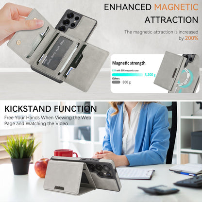Stylish Magnetic Card Samsung Case