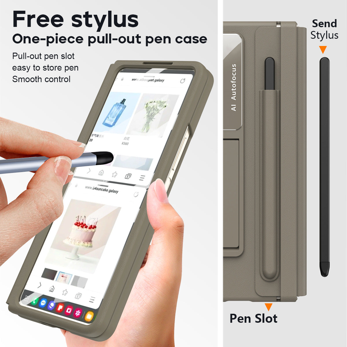 LeatherGuard Pro Foldable Samsung Case